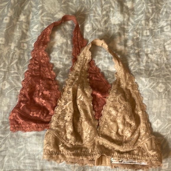 Free people lace bralette bundle - Picture 1 of 6